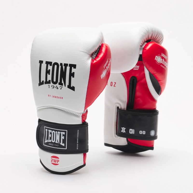 Leone Il Tecnico n3 boxing gloves - white